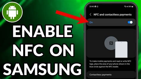 where is the nfc reader on samsung s10|how to turn on nfc samsung.